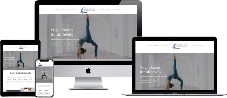 new website build for yoga teacher, Worthing