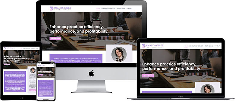 web design for Hampshire-based Business Consultancy
