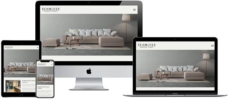 web design for a seamless microcement company in Worthing