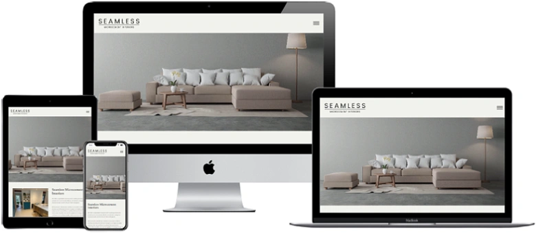 web design for a seamless microcement company in Worthing