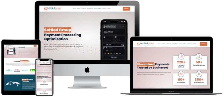 WordPress website design for Settled group